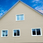 Сайдинг виниловый FineBer Blockhouse Classic Color Слоновая кость 3660х232 мм