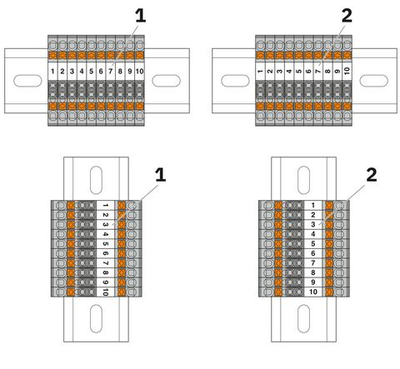 0824636 - UC-TMF 4 YE CUS - Маркировка для клеммных модулей