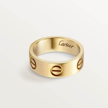 Кольцо Cartier LOVE classic model в желтом золоте
