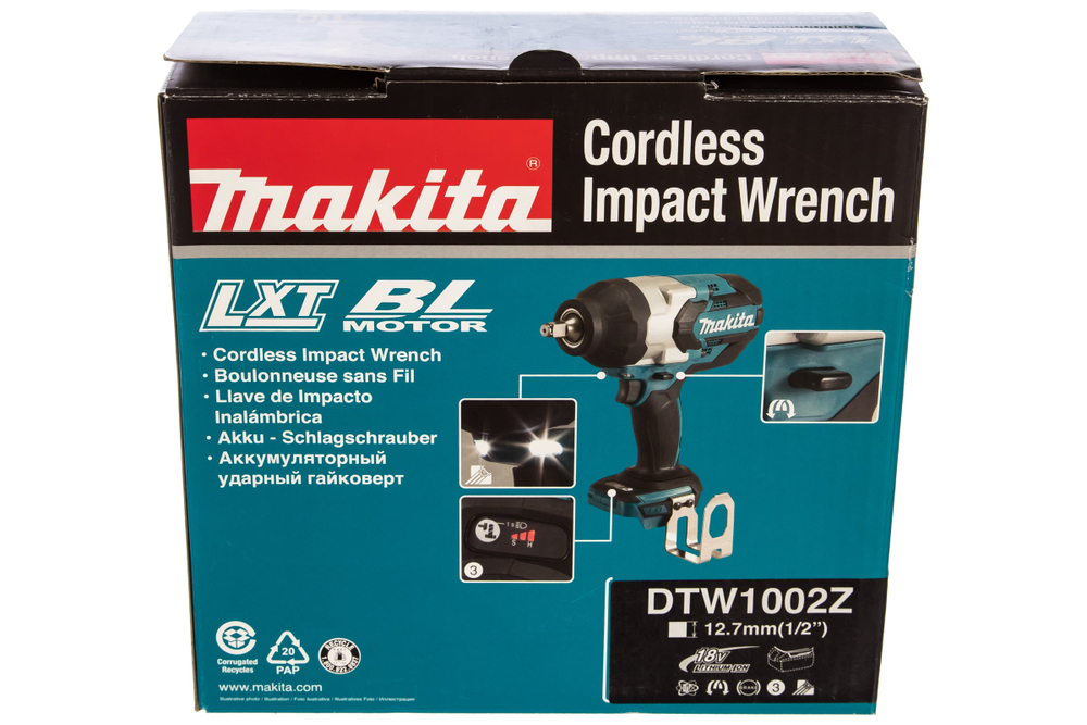 Аккумуляторный гайковерт Makita DTW1002Z