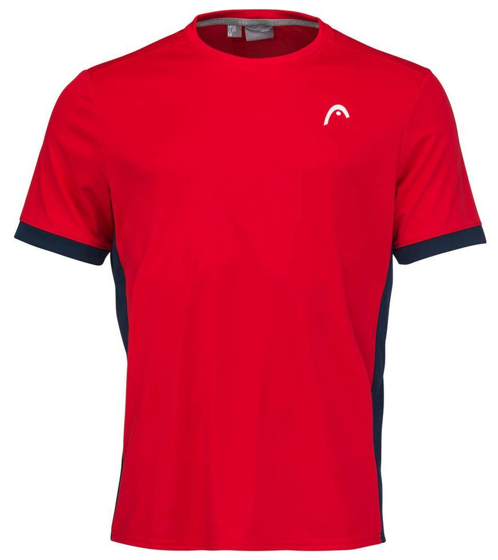 Мужская теннисная футболка Head Slice T-Shirt M - red/dark blue