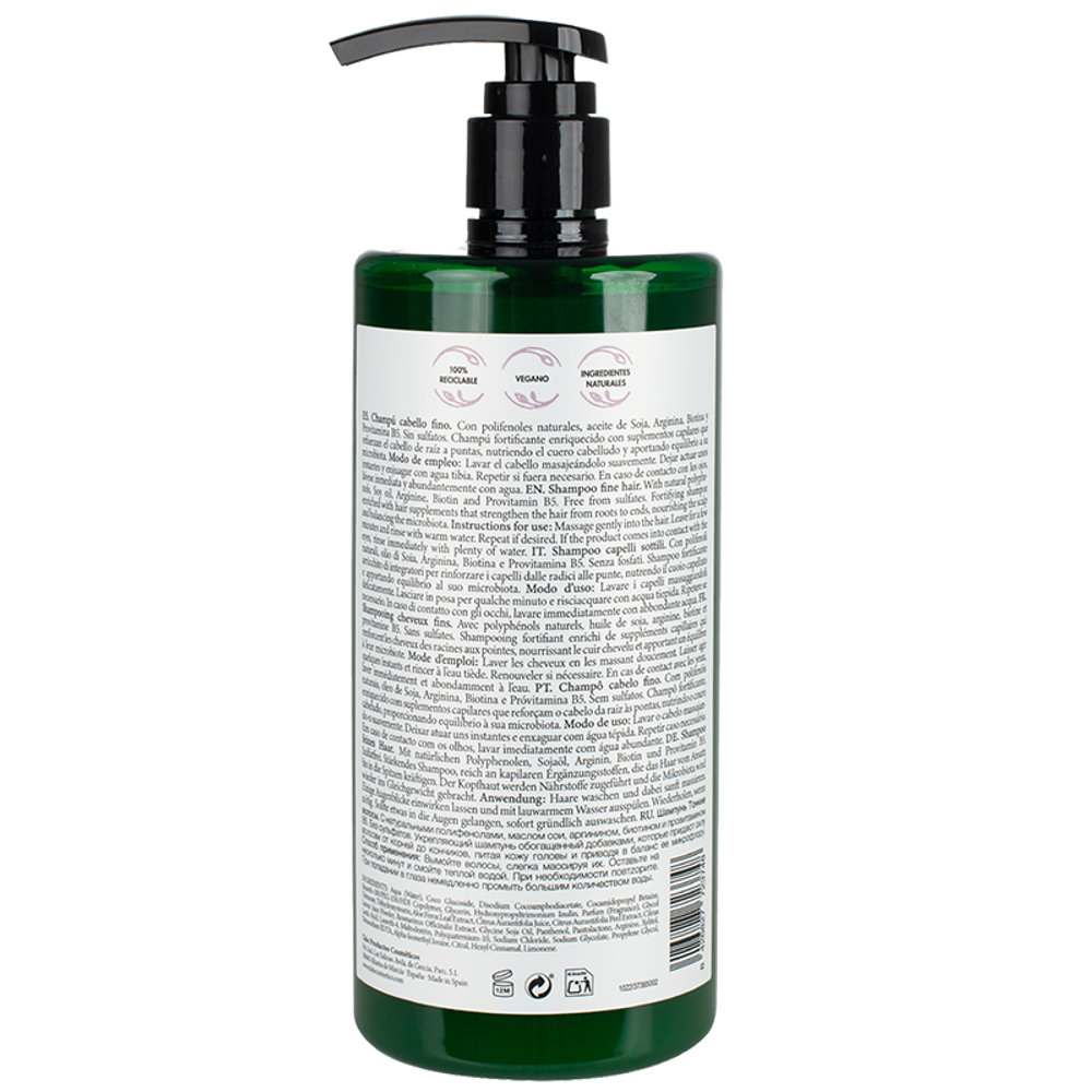 Tahe Укрепляющий шампунь для тонких волос- SHAMPOO FINE HAIR, 750 мл
