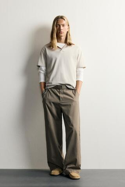 БРЮКИ RELAXED FIT С ПОЯСОМ — ZARA · 1957/803