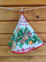 Полотенце кухонное, круглое, 2 шт, рогожка