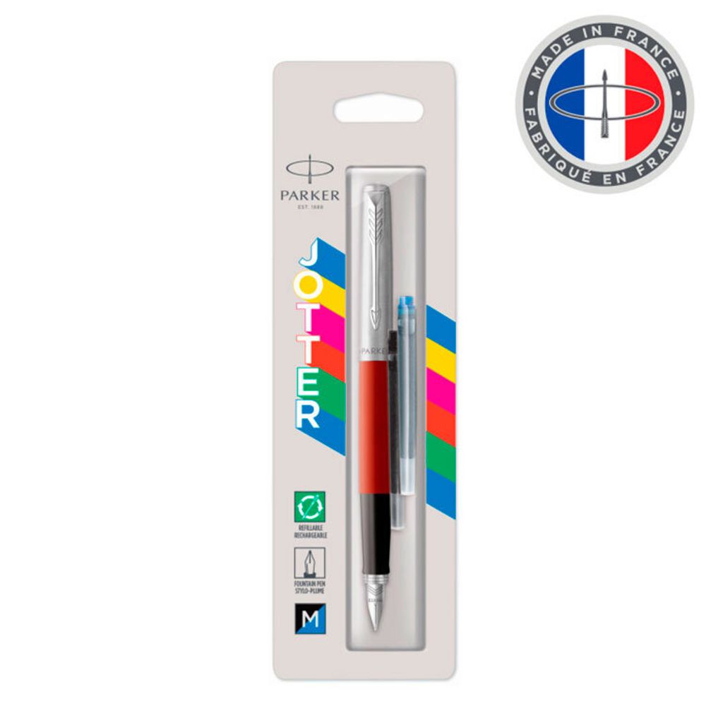 Ручка перьевая Parker Jotter Original F60 Red с пером М (2096872)