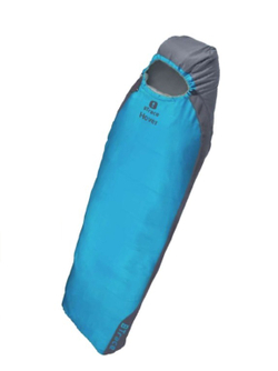 Спальный мешок одеяло BTrace Hover 230*80 (0/+5) R серый/синий