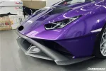 Карбоновая губа переднего бампера для Lamborghini Huracan STO 2021+ Ламборгини Хуракан