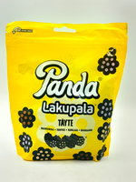 Жевательный мармелад Panda Lakupala Tayte лакрица с начинками (клубника, банан, тоффи, шоколад) 250 г (Из Финляндии)
