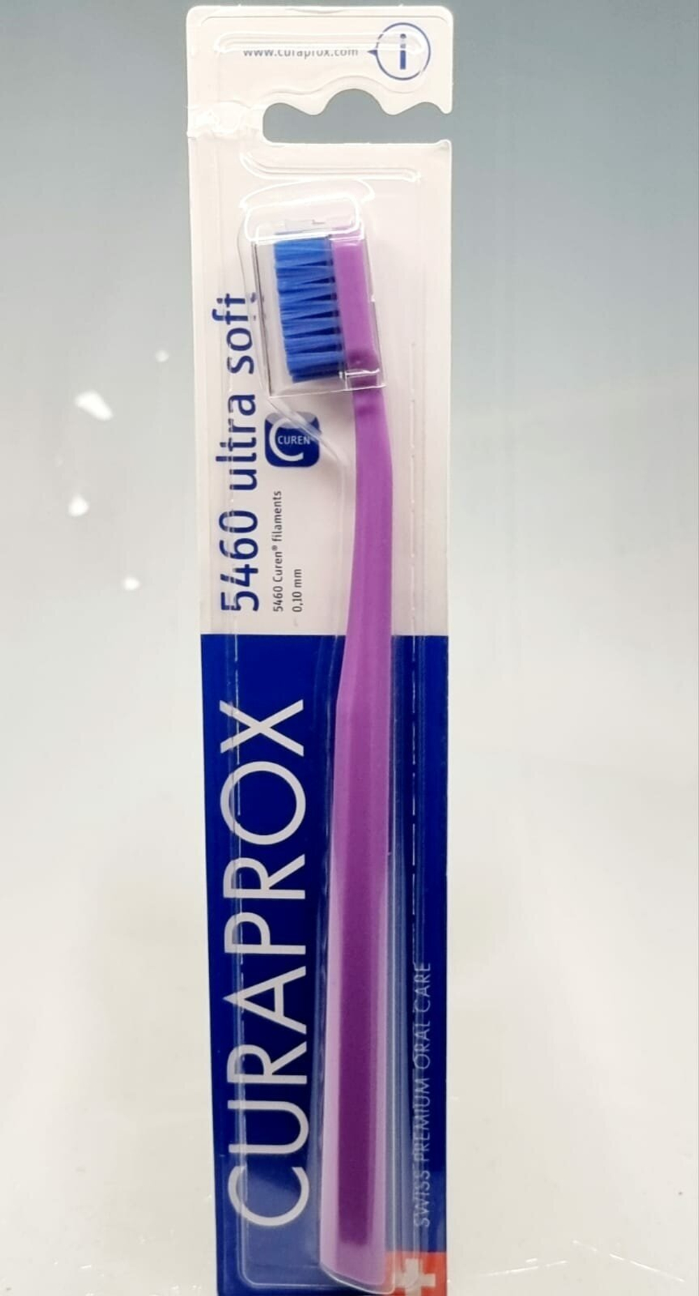 Зубная щетка Curaprox CS 5460 Ultra Soft, сиреневый, диаметр щетинок 0.1 мм