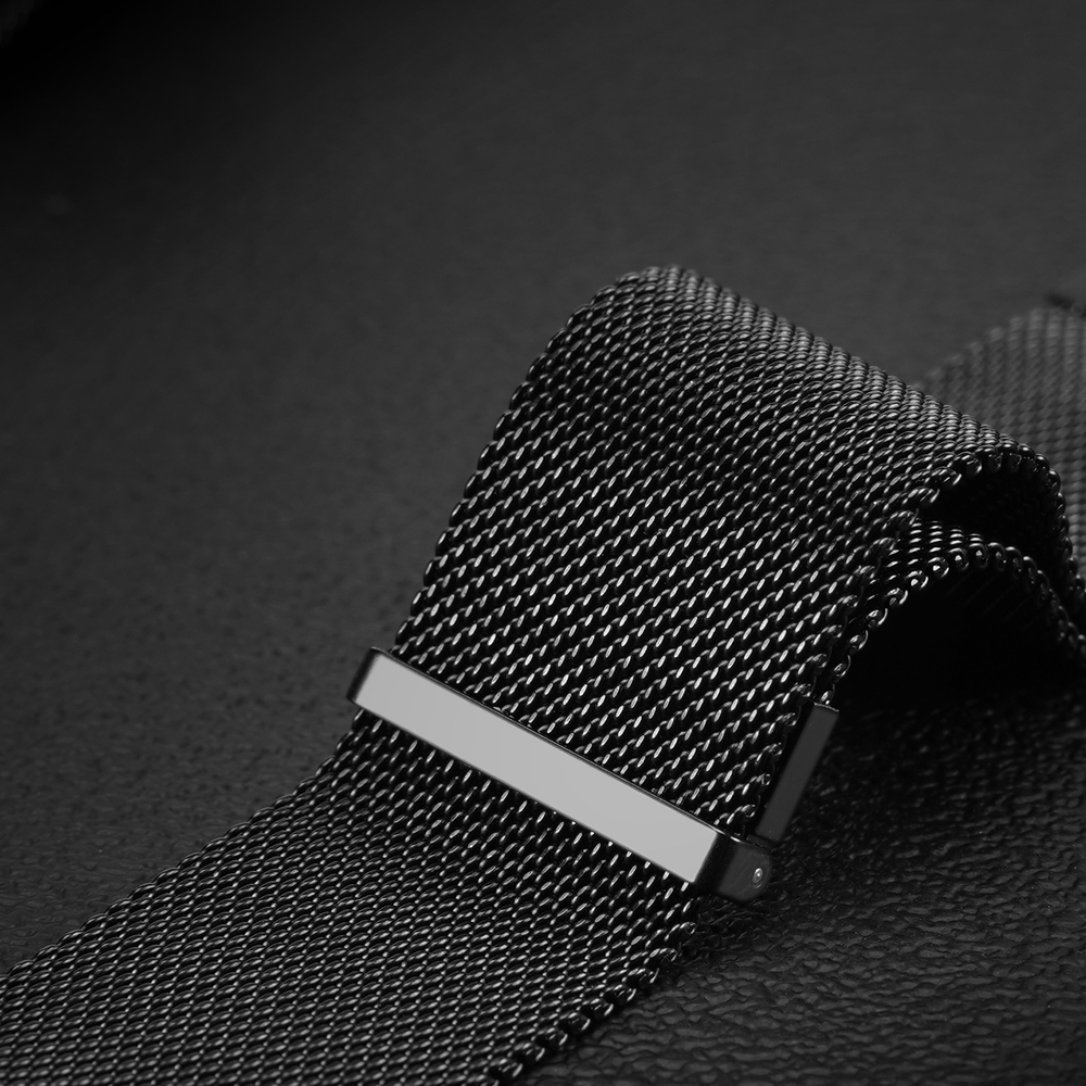 Ремешок из нержавеющей стали черного цвета от Dux Ducis для смарт часов Samsung Watch Ultra 47MM, серия Milanese Series (миланская петля)