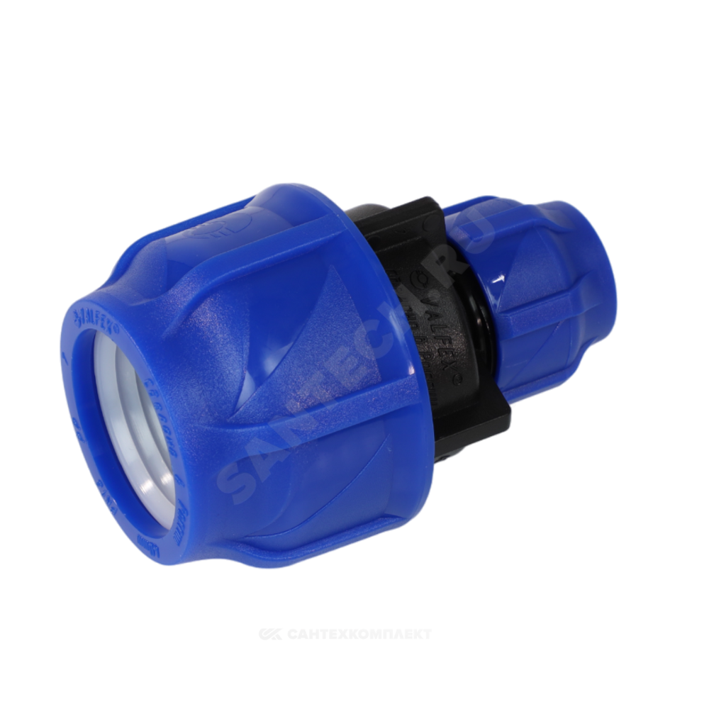 Муфта компрессионная ПЭ переходная Дн 40х32 Ру16 VALFEX 121001214032