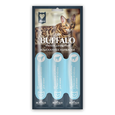 Колбаски Mr.Buffalo Ягненок для кошек 3 шт 15 г