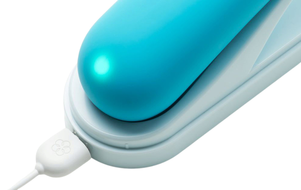 Голубой вибратор 18см для стимуляции зоны G Iroha Fit+ Aonami SMF-01