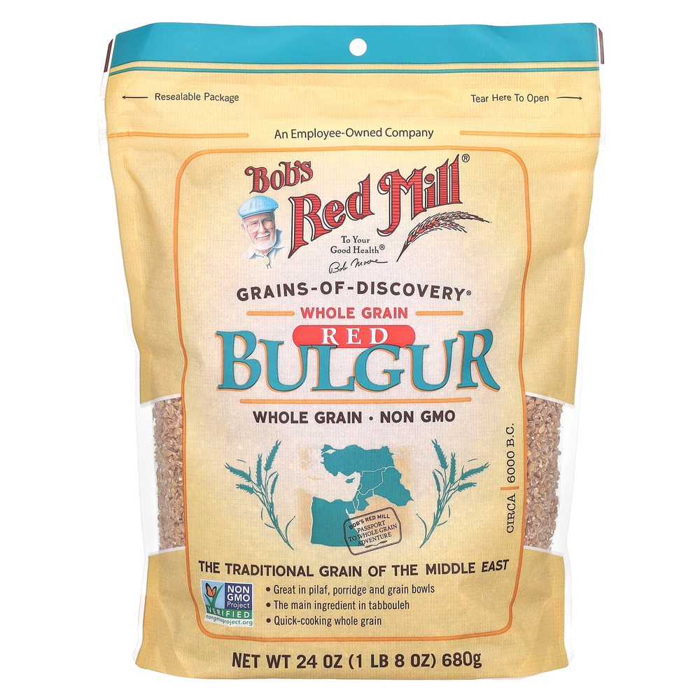 Bob's Red Mill, красный булгур, цельнозерновой, 680 г (24 унции)