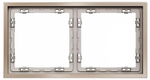 Рамка на 2 поста Voltum S70 METAL VLSM120210
