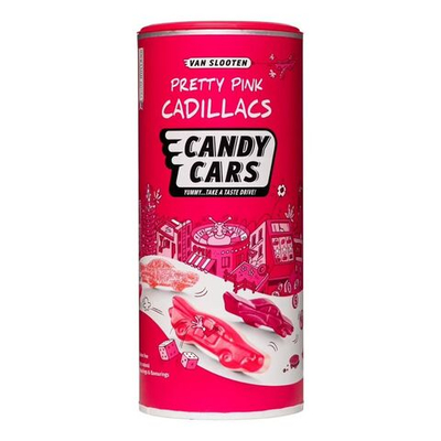 Van Slooten конфеты жевательные Pink Cadillacs Candy Cars 320 г (Нидерланды)