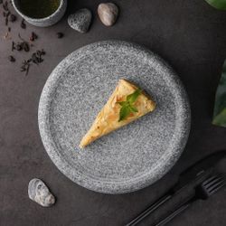 Блюдо круглое d 23,2 см h6,7 см Stone Untouched Taiga P.L. Proff Cuisine [1]
