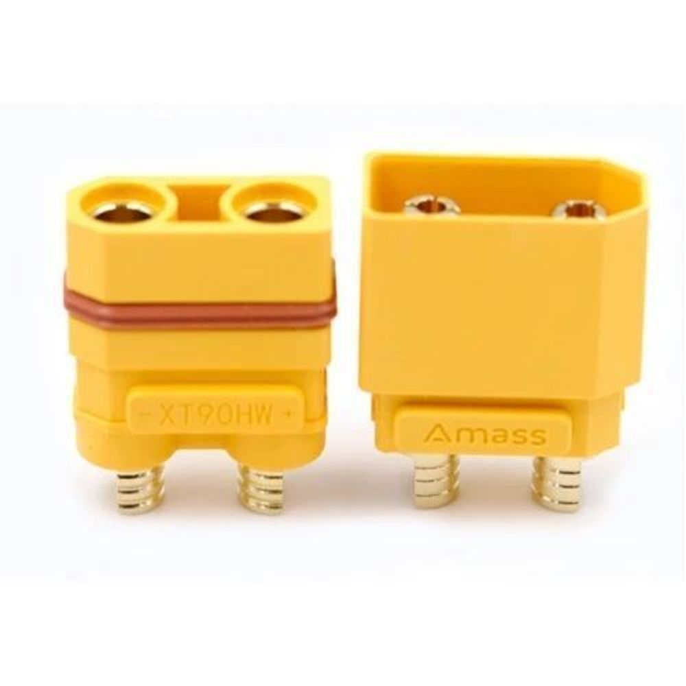 Разъем Amass XT90HW-F + XT90HW-M (Мама-Папа) 90A 500В Разъем Amass XT90HW-F + XT90HW-M (Мама-Папа) 90A 500В