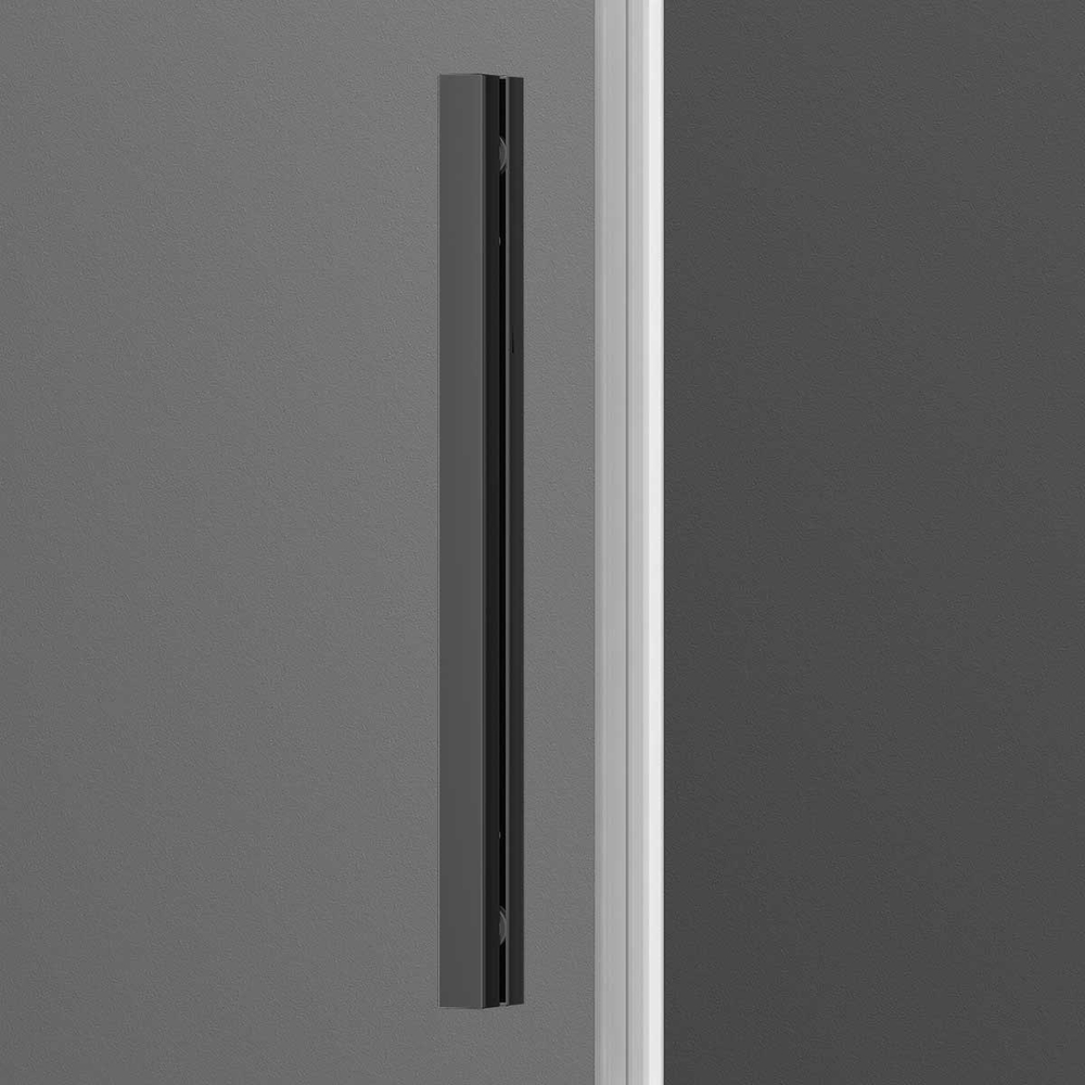 Душевой уголок Vincea Софт (Soft) VSR-3SO8013CLGM, 1300*800, вороненая сталь, стекло прозрачное