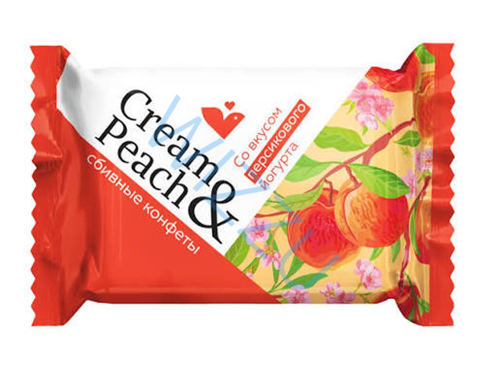 Конфеты сахаристые из сбивной массы Cream&Peach Нева, весовой