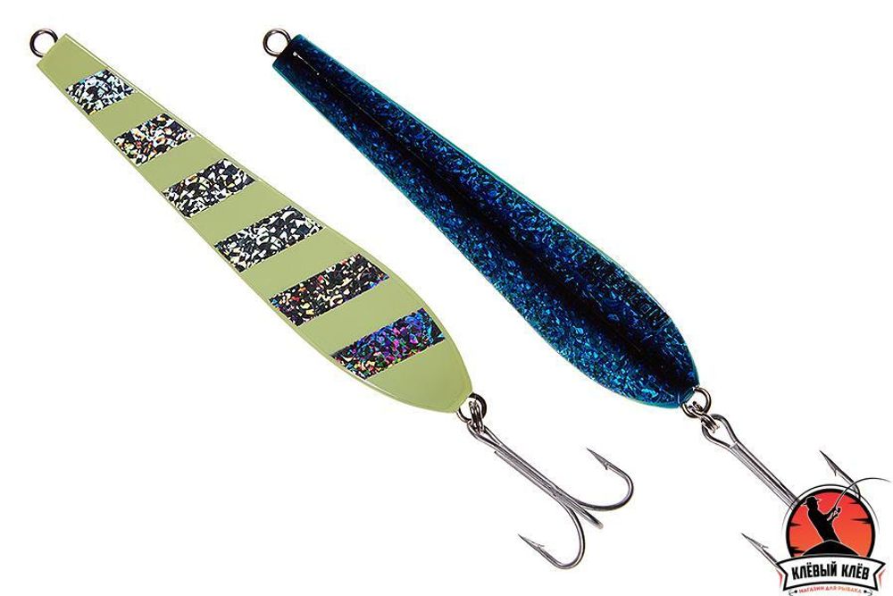 Пилькер ASARI Norwegian 500гр #02 Silver Blue (Lumo Zebra)