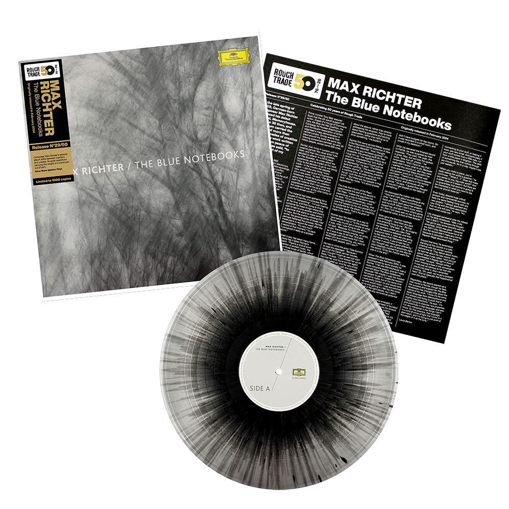 Max Richter - The Blue Notebooks - Rough Trade 50 - Silver/ Black Splatter LP