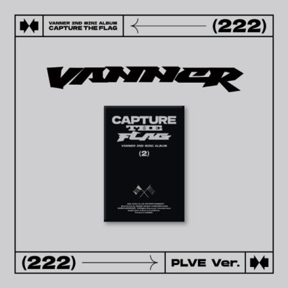 Альбом VANNER - CAPTURE THE FLAG 2nd Mini Album PLVE Version