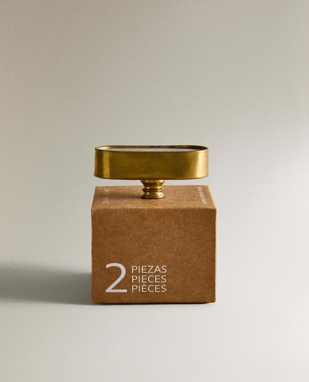 ZARA HOME МЕБЕЛЬНАЯ РУЧКА ИЗ МРАМОРА КОНТРАСТНЫХ ЦВЕТОВ (НАБОР ИЗ 2 ШТ.)