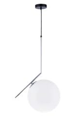 Светильник подвесной NewRgy 3969MDM/1L CR CHROME+WH, 40 Вт, хромированный