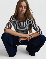 Женский свитер с вырезом-лодочкой - BERSHKA