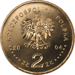 2 злотых 2004 год, Польша. Александр Чекановский (1833-1876). Путешественники и исследователи. UNC