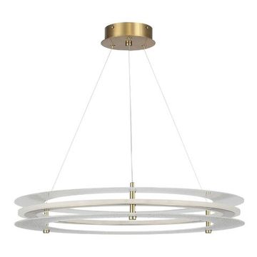 Подвесная люстра LED 40W 4000K SL6245.203.01 золотистый/прозрачный Fagy ST-Luce