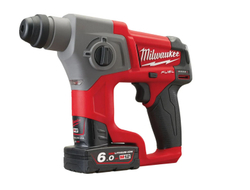 Субкомпактный SDS-PLUS перфоратор Milwaukee M12 CH-602X FUEL 4933451510