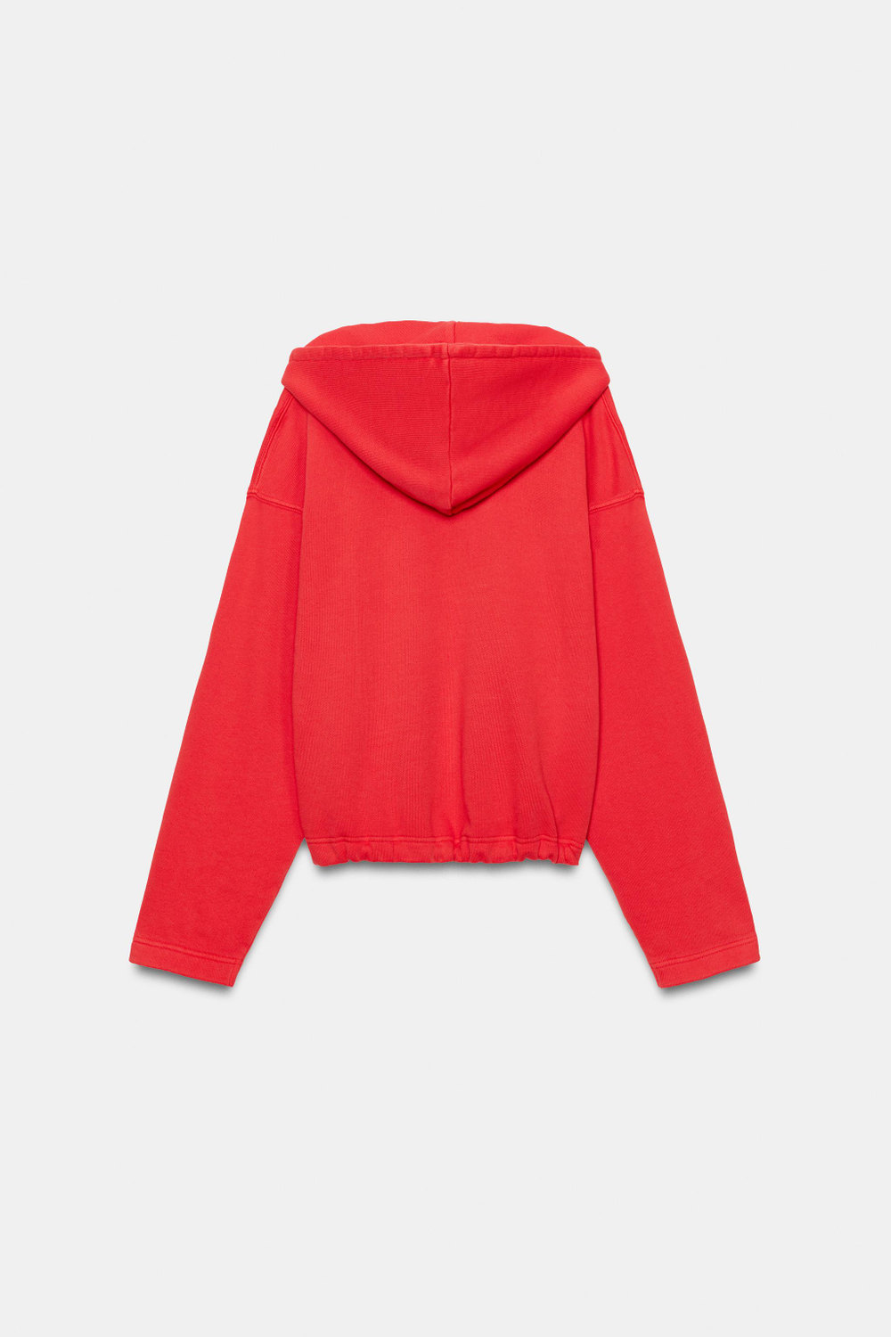 ТОЛСТОВКА С ЭФФЕКТОМ ПОТЕРТОСТИ И КАПЮШОНОМ — ZARA