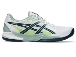 Мужские кроссовки для сквоша/бадминтона Asics Powerbreak FF - white/tranquil teal