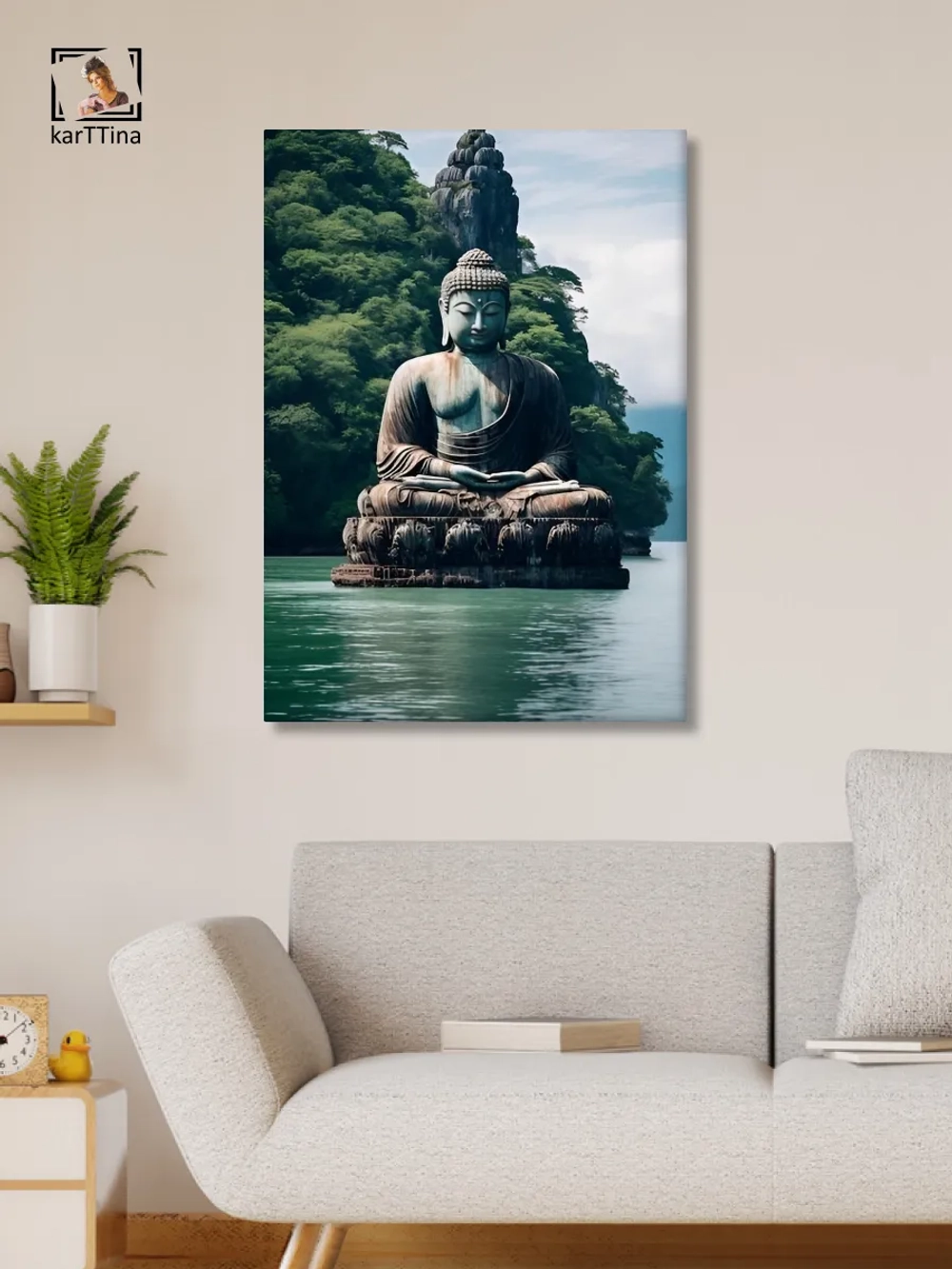 Картина Тихая гармония модульная 50x70см 1шт.
