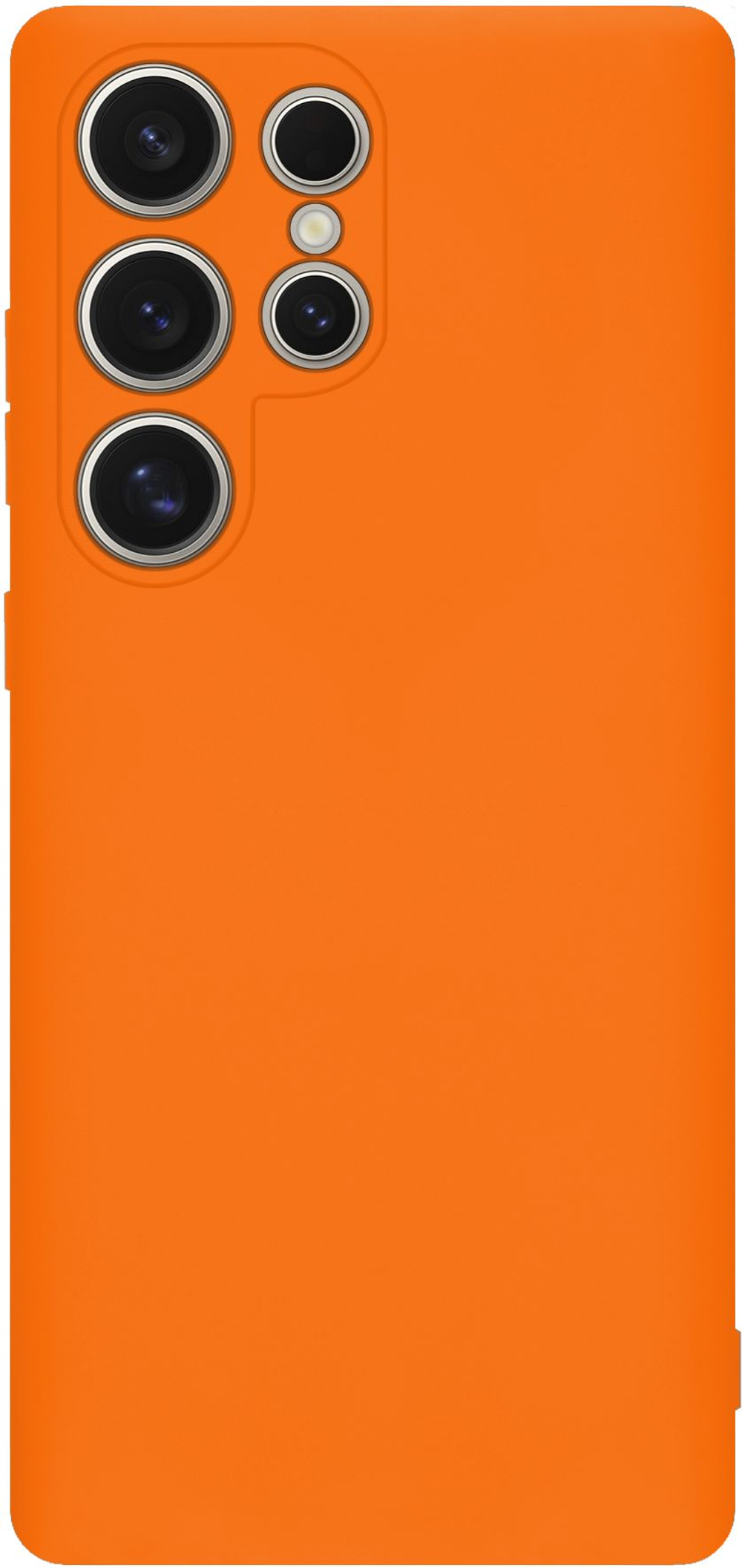 Мягкий Soft Touch чехол из силикона для SAMSUNG GALAXY S24 ULTRA с бархатной подкладкой