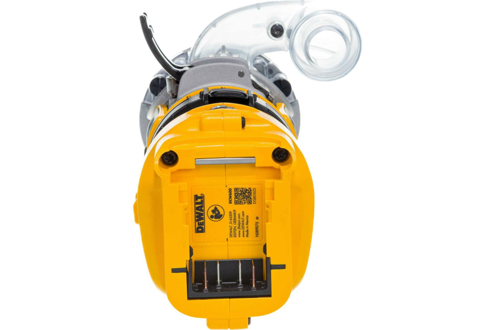 Аккумуляторный кромочный фрезер DEWALT DCW600N-XJ, 18 В XR, 16000–25500 об/мин, цанга 8 мм, без АКБ и ЗУ