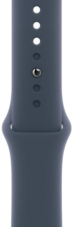 Apple Watch SE 2 (2024), 44 мм, Умные часы Корпус из алюминия цвета Серебро, спортивный ремешок Штормовой синий