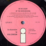 King Crimson - In The Court Of The Crimson King (Англия 1969г.)