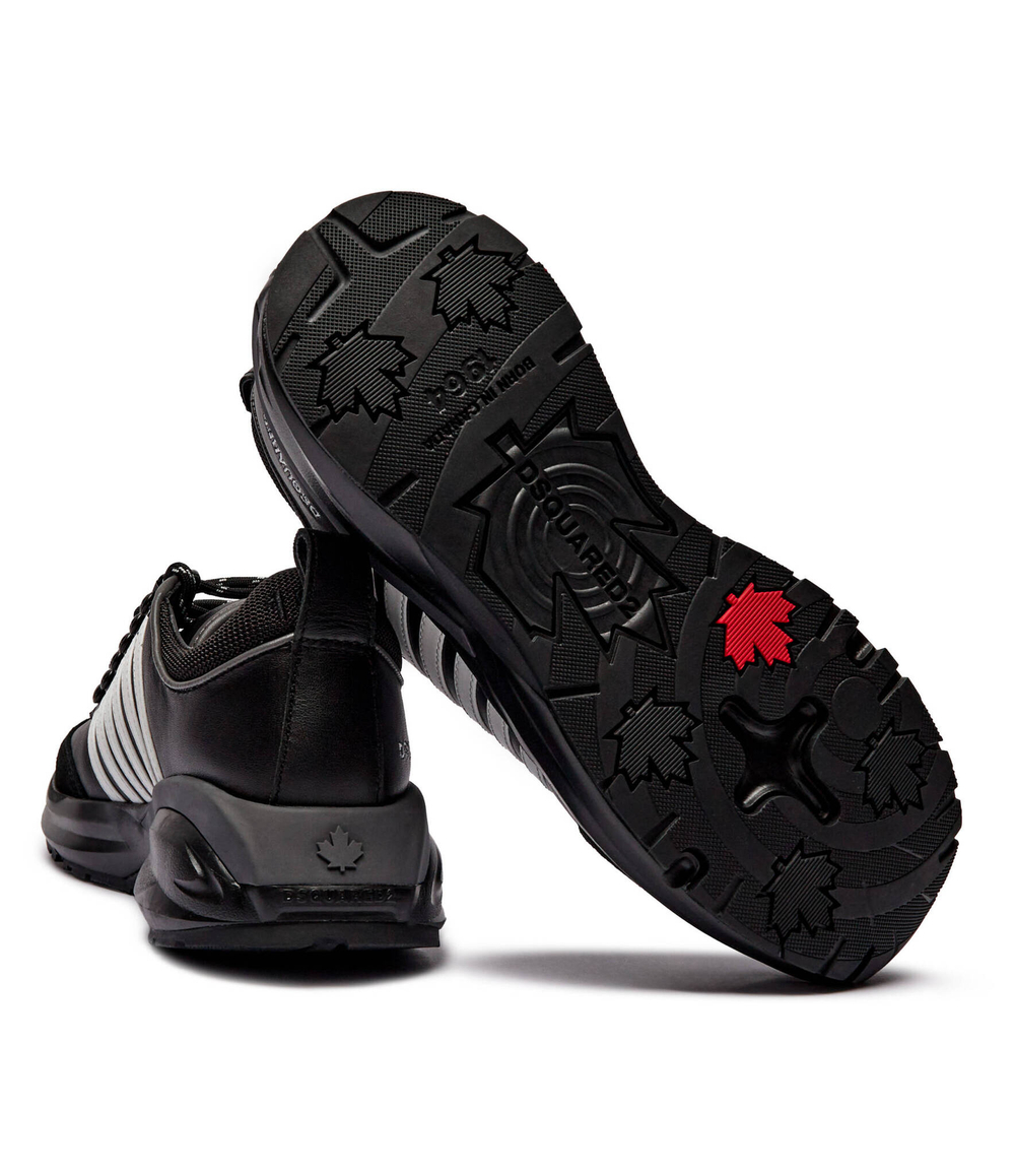 Кожаные кроссовки Dsquared2 - черный(SNM0377 01507697)