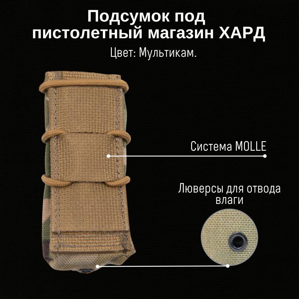 Тактический подсумок ХАРД пистолетный, GIENA Tactics