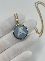 Кулон Wedgwood голубой