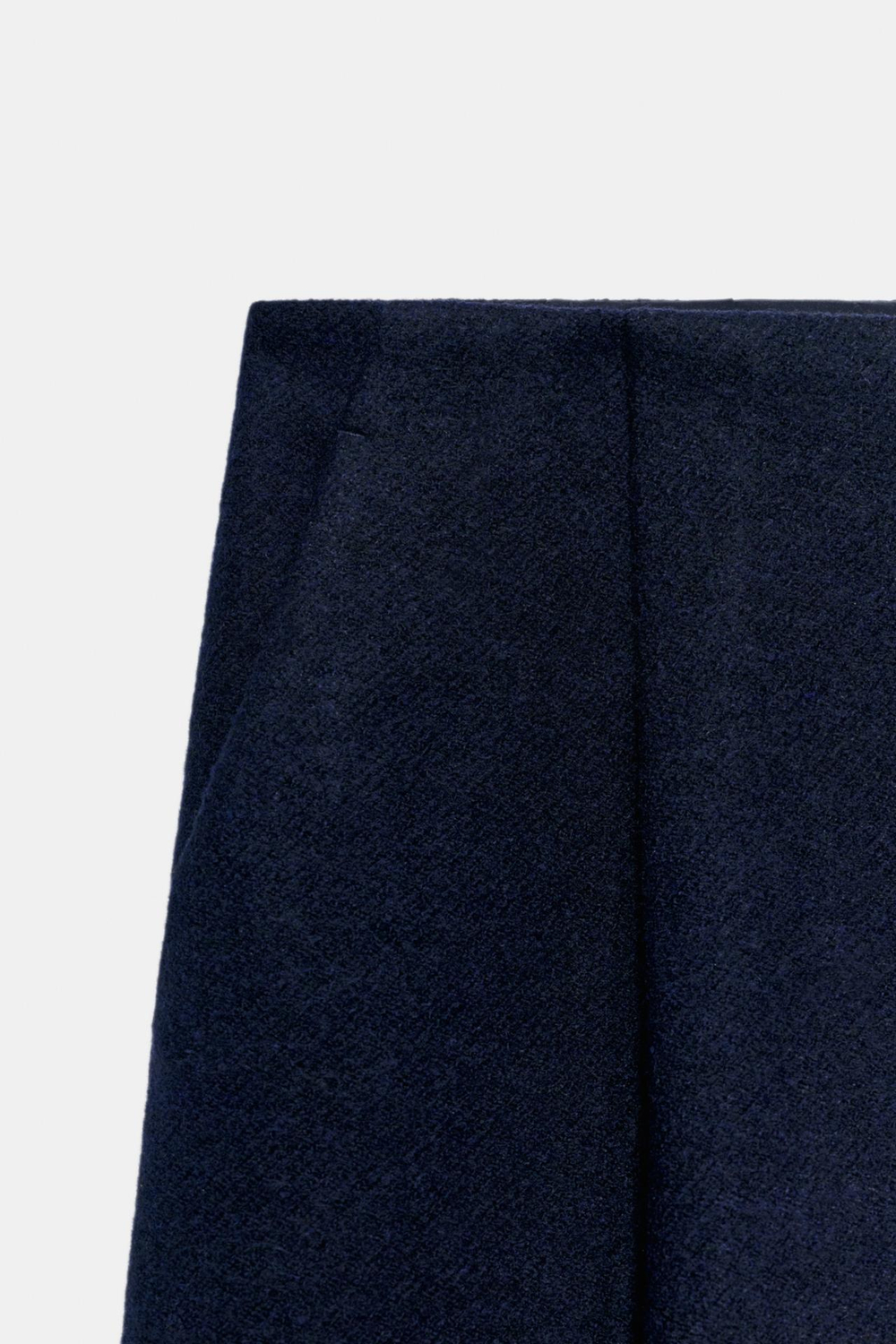 ZARA ШОРТЫ ИЗ СУКНА, МОРСКОЙ СИНИЙ