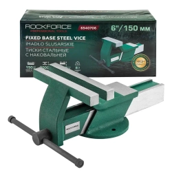 Тиски стальные с наковальней 150мм (6'') RockFORCE RF-6540706