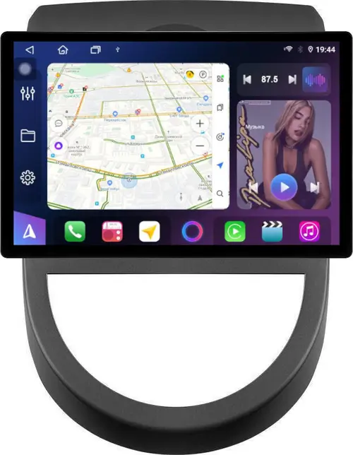 Магнитола для KIA Soul 1 2008-2011 - FarCar S500+TS105 монитор 13" 2K QLED на Android 14, Быстрая, CarPlay, 4G SIM-слот