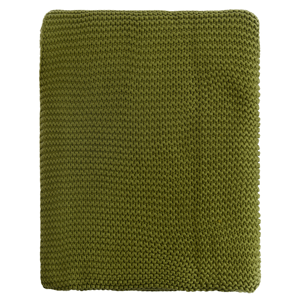 Плед 130х180см Tkano Essential зеленый
