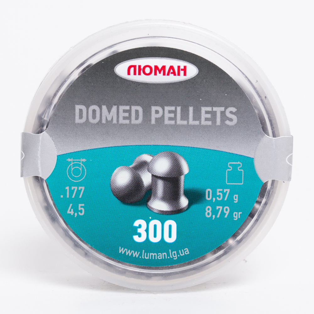 Пули Люман Domed Pellets 4,5 мм 0.57 г (300 шт)