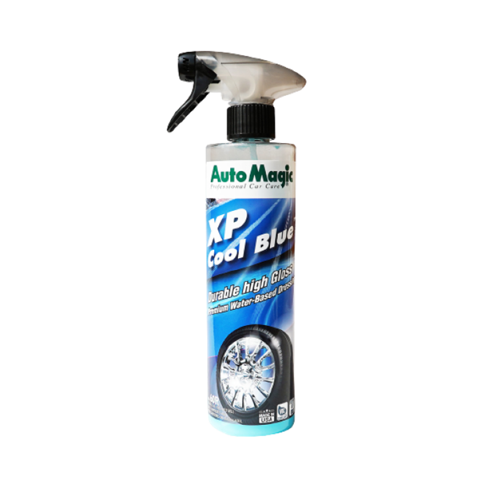 AutoMagic XP COOL BLUE Средство для чернения резины 473 мл