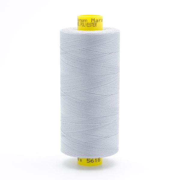Нитка Gutermann Mara 120 (1000 метров), 1 кат., универсальная | 5618 серый агат